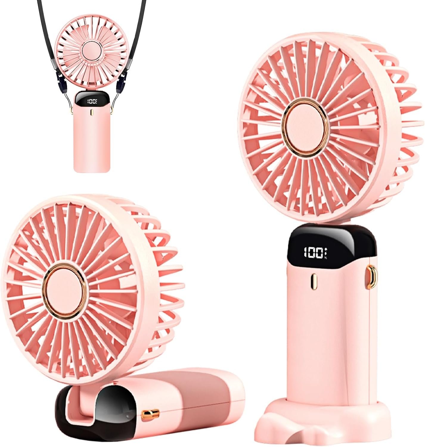 handheld LED Digital Display fan