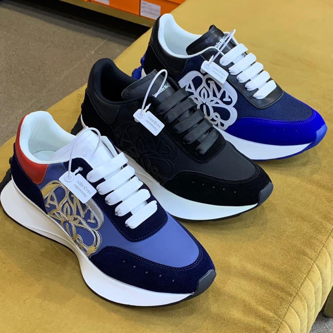 Alexander McQueen Multi-Color Runner Sneakers