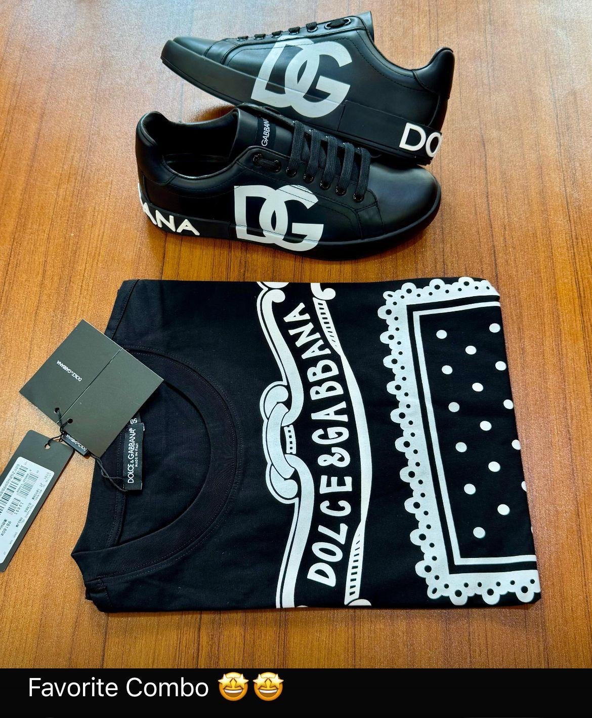 Dolce & Gabbana Silk Shirt and Short with Bandana Print