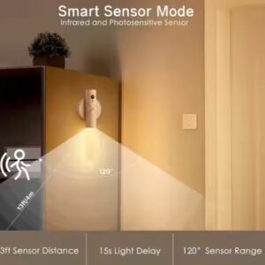 Inductive Portable Wireless Flashlight Magnetic Smart Indoor Wall Staircase Lamp USB Rechargeable LED Motion Sensor Night Light - Image 4